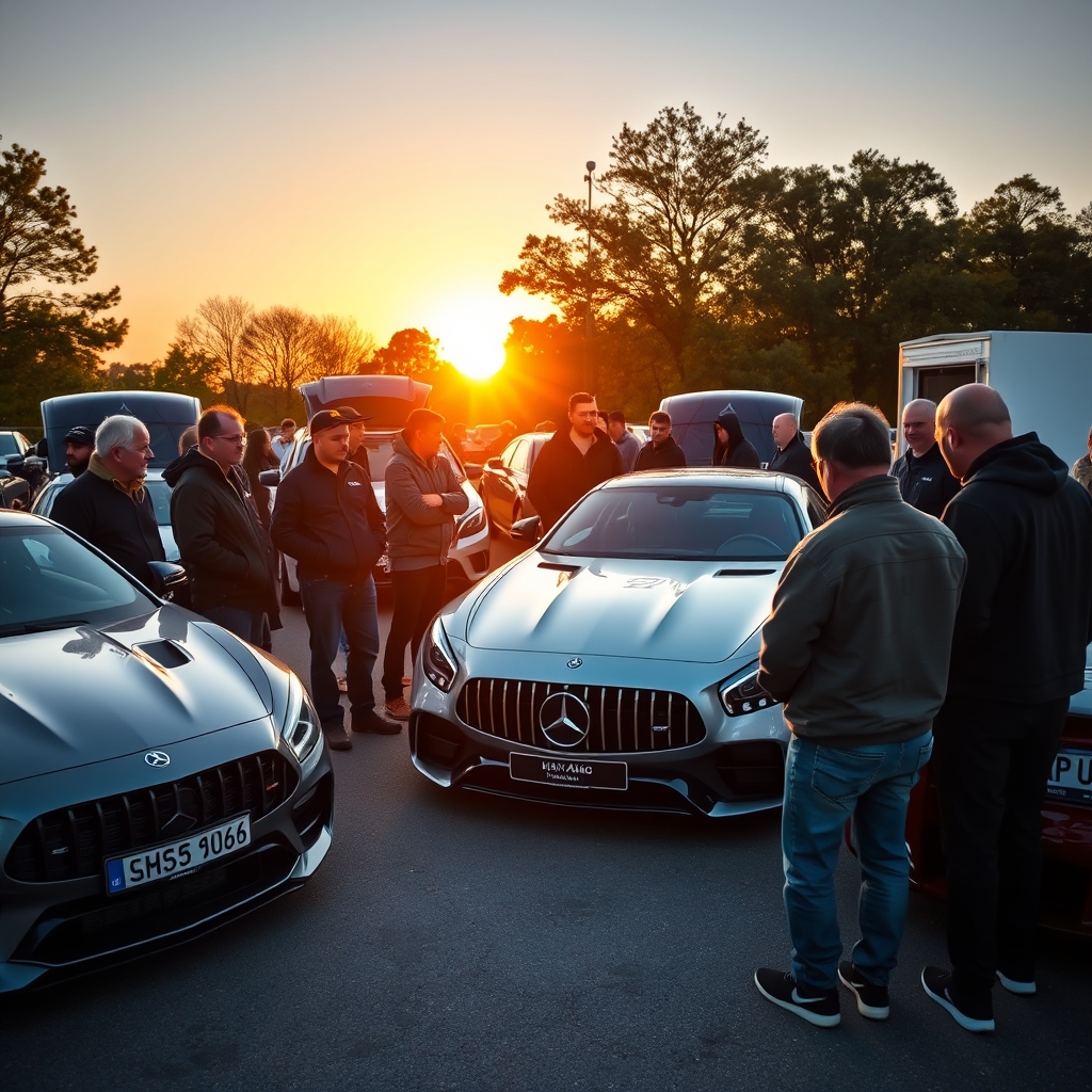 Cars and coffee meet